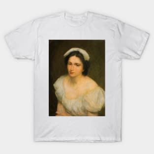 An Alsatian Girl by Julian Alden Weir T-Shirt